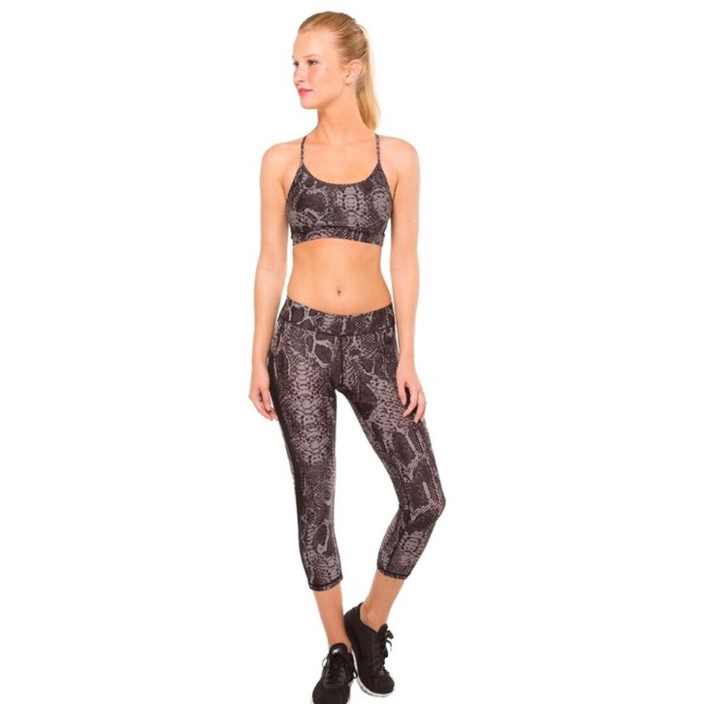 Human Performance Engineering Snake Print Leggings